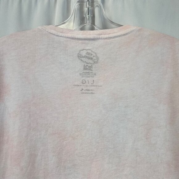 The Simpsons Women’s Short Sleeve Pink Tie Dye Graphic T-Shirt Size Large - Picture 6 of 9